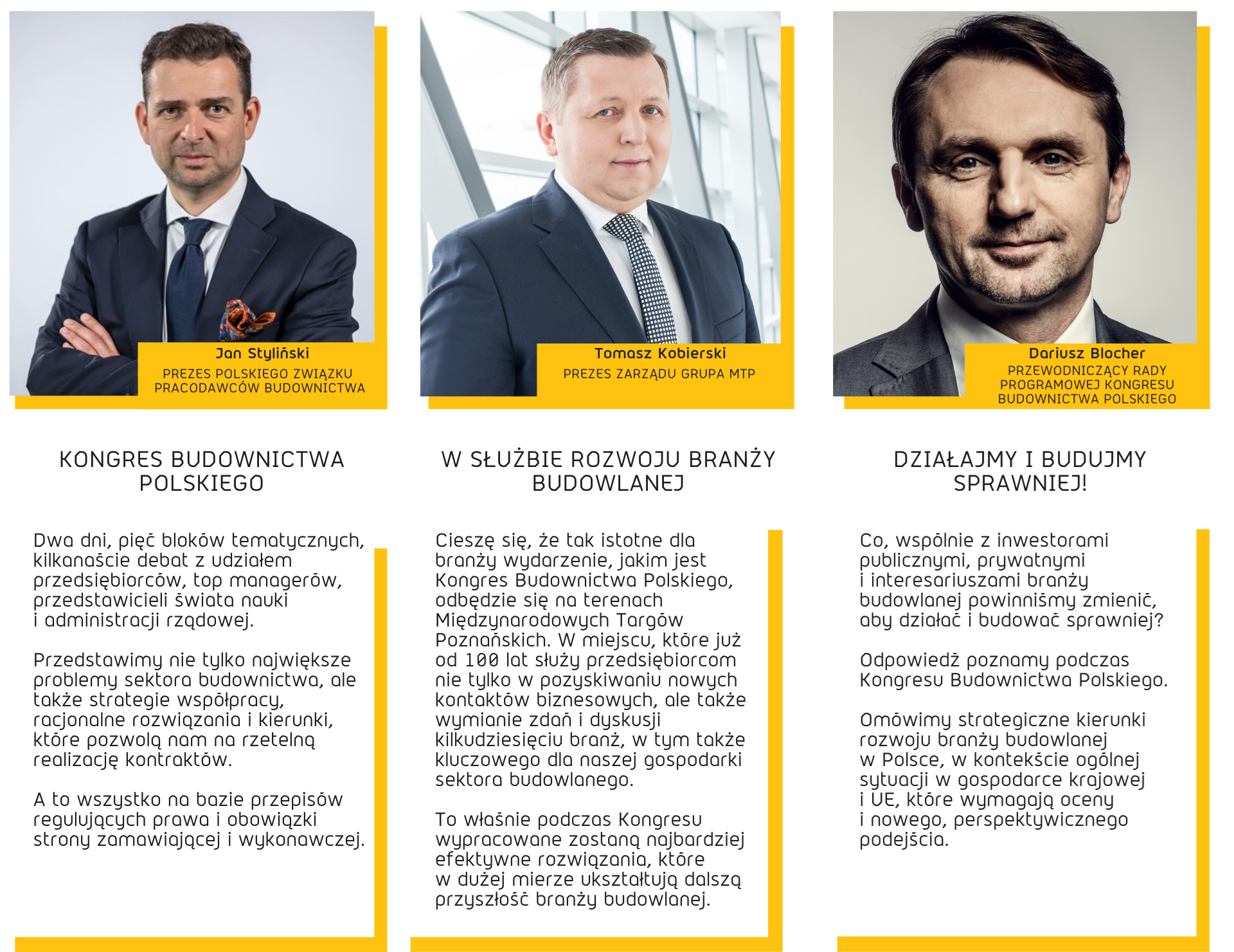 Na Kongres Budownictwa Polskiego zapraszają